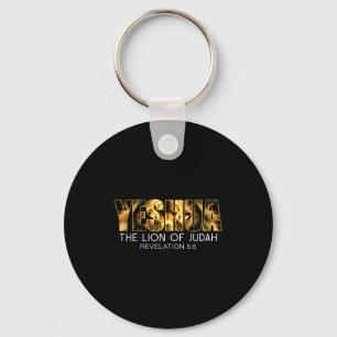 Yeshua Lion Of Judah Jesus Religious Christian Rev Key Ring