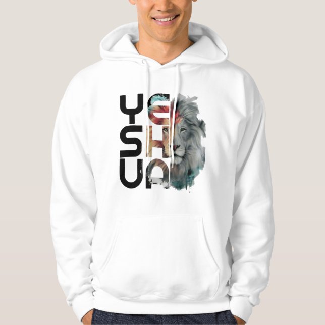 Yeshua Lion Unisex Hoodie (Front)