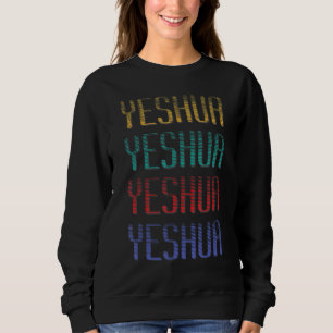 Yeshua Retro Vintage Messianic Jesus Sweatshirt