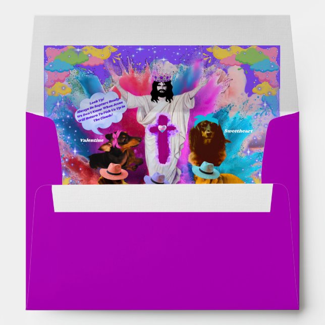 Yeshua Risen Saviour Envelopes (Back (Bottom))