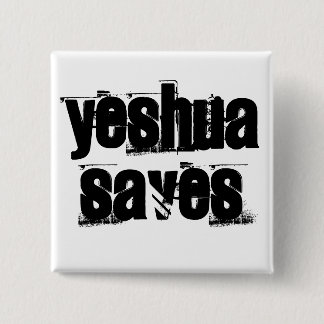 Yeshua Saves Button