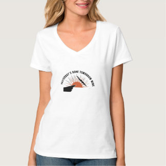 Yesterday's Done Tomorrow Mine Pixel Art Funny T-S T-Shirt
