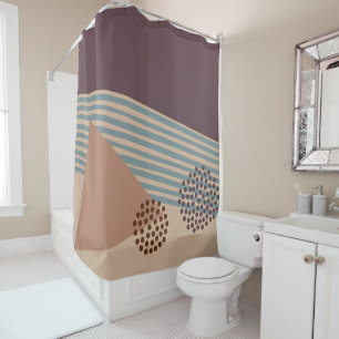 Yet Another Mid-Century Abstract  Shower Curtain