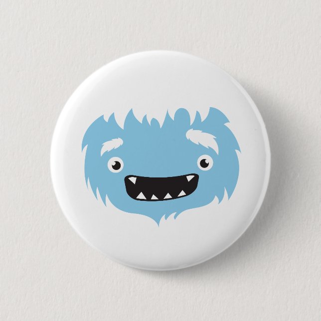 Yeti 6 Cm Round Badge (Front)