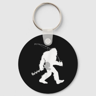 Yeti Bigfoot Ice Fishing , Black, Small, Mens, Sho Key Ring