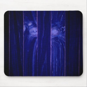 Yeti Face in Wooden Crate Mouse Pad
