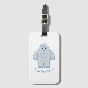 Yeti for Love Luggage Tag