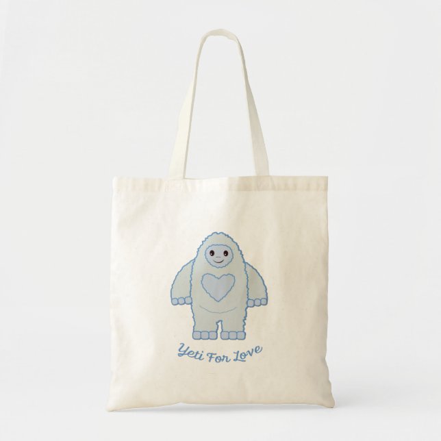 Yeti For Love Tote Bag (Front)
