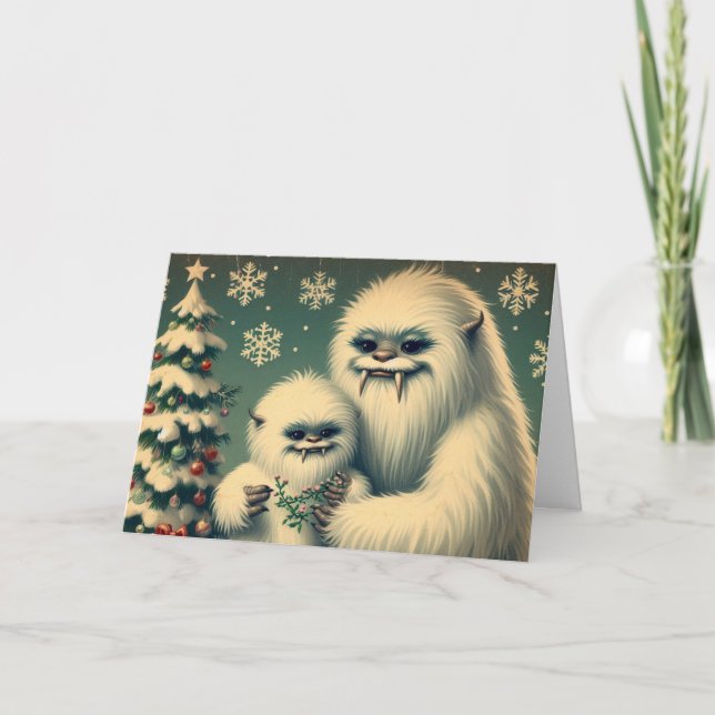 Yeti Holiday Card (Front)