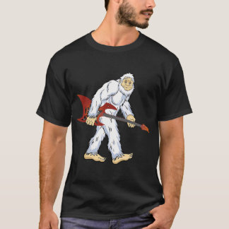 Yeti I Believe Monster Ape Man Electric Guitar Sn T-Shirt