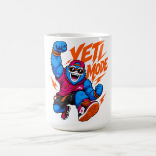 Yeti Mode Cyber Ape Street Dance Coffee Mug