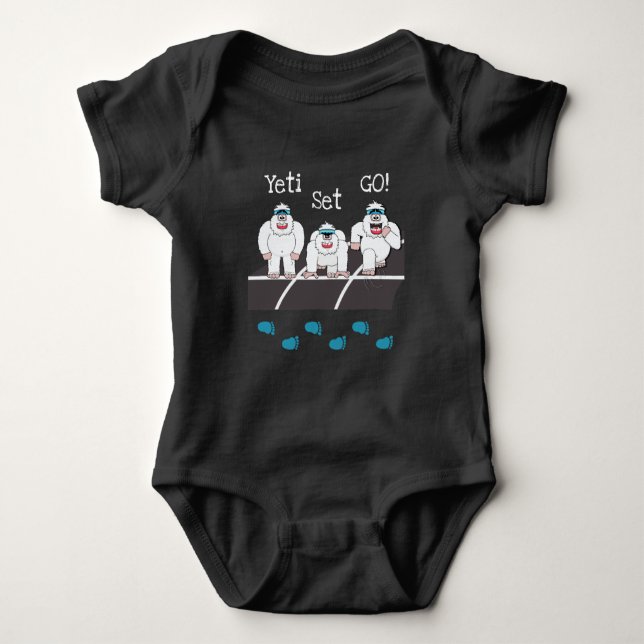 Yeti Set Go Baby Bodysuit (Front)