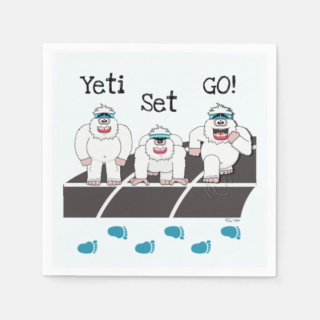 Yeti Set Go Napkins (Front)