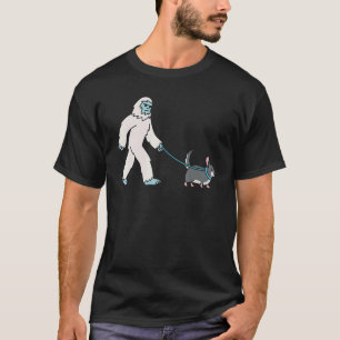 Yeti Walking Chinchilla Cryptozoology Pet T-Shirt