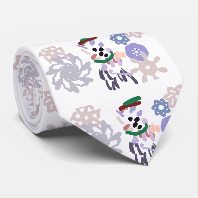 Yeti winter fun tie (Rolled)