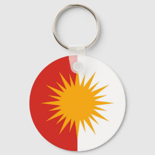 Yezidi Flag Keychain