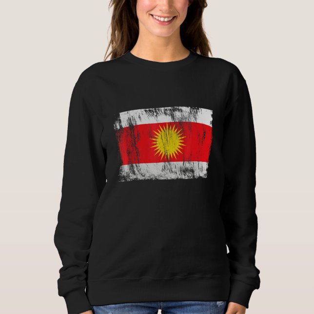 Yezidi Yazidi Yezide Lalisch Melek Taus Ezidi Sweatshirt (Front)