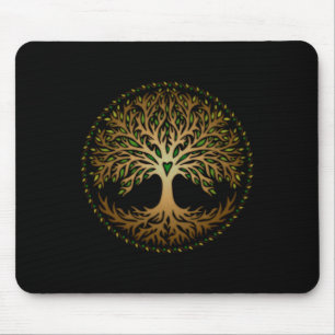 Yggdrasil, Celtic, Tree, Life, Norse, Mythology, Mouse Pad