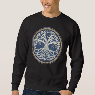 Yggdrasil Nordic Viking Valhalla Asgard Pagan Tree Sweatshirt