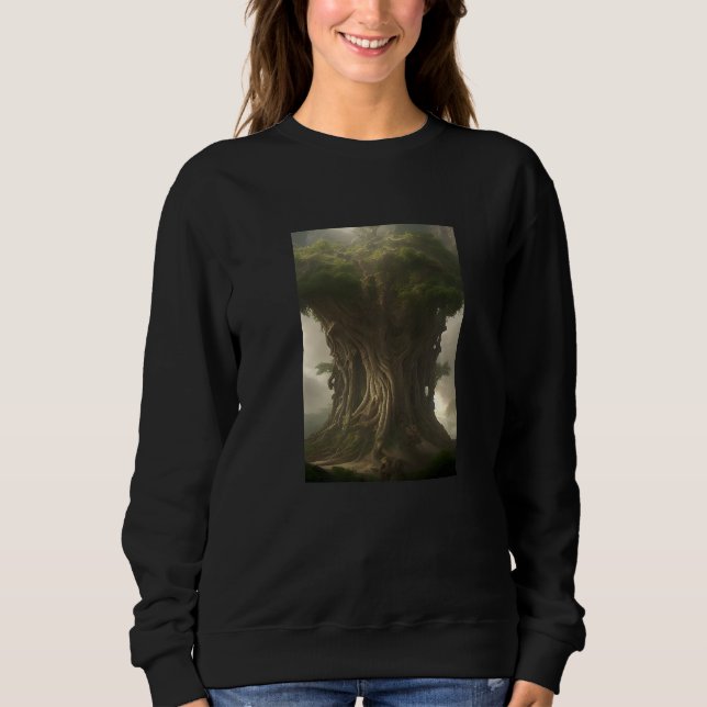 Yggdrasil Norse Mythology Viking Valhalla Premium Sweatshirt (Front)
