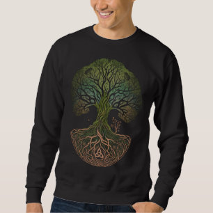 Yggdrasil Tree of Life  Celtic Norse Viking Graphi Sweatshirt