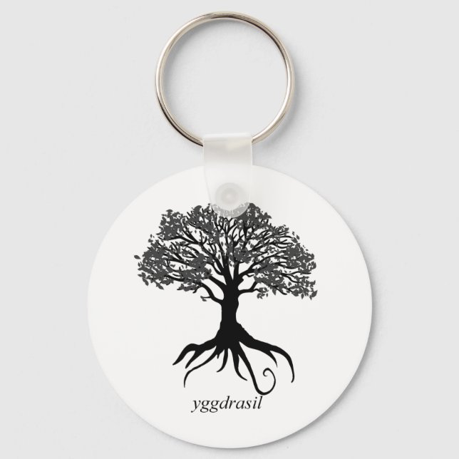 Yggdrasil Tree of Life Key Ring (Front)