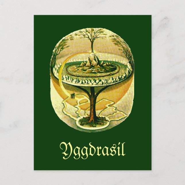 Yggdrasil, Tree Of Life Postcard (Front)