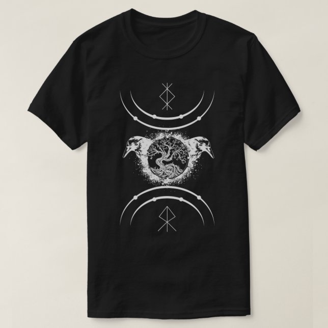 Yggdrasil Viking Norse Life Tree of Nordic Celtic  T-Shirt (Design Front)