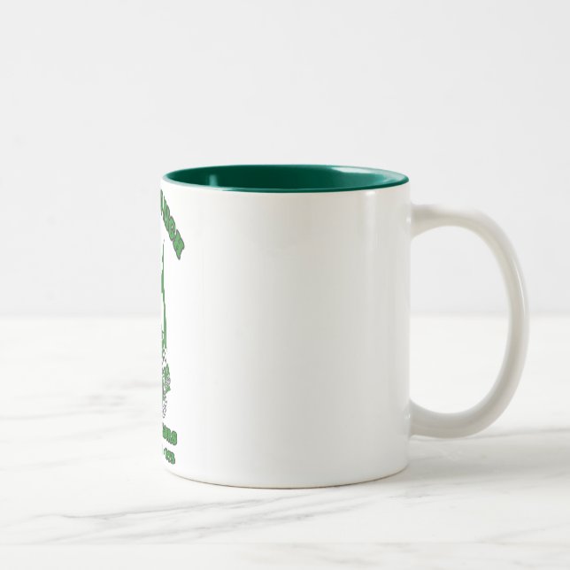 YHS GREEN 1960-1973 Two-Tone COFFEE MUG (Right)
