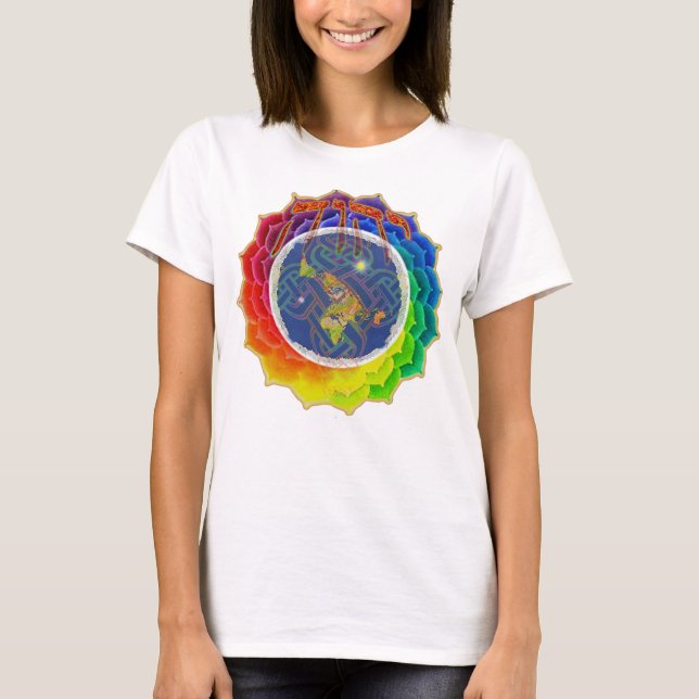 YHWH COVERS EARTH~Canvas Slouchy T-Shirt (Front)