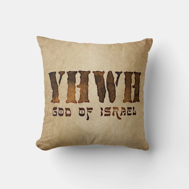 YHWH Jehovah Cushion (Front)