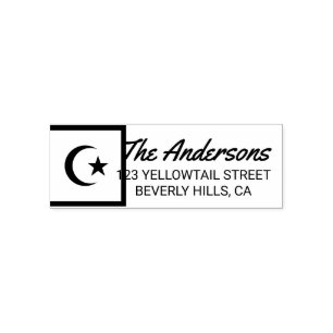 YI Return Address Self-inking Stamp