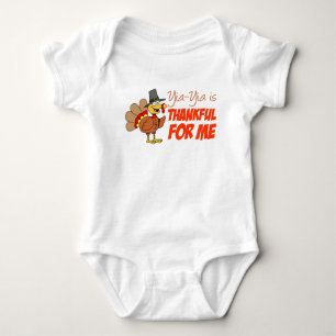 Yia-Yia Is Thankful For Me Baby Bodysuit