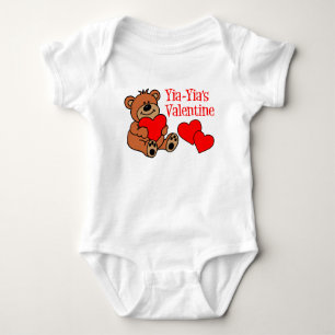 Yia-Yia's Valentine Baby Bodysuit
