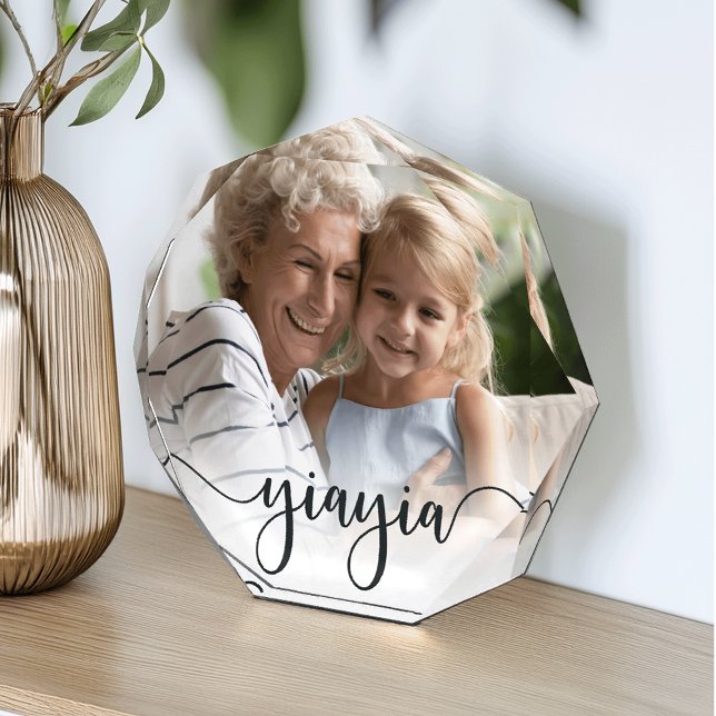Yiayia | Grandma Script Overlay Photo Block (Creator Uploaded)