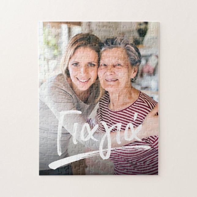 Yiayia Greek grandmother photo Jigsaw Puzzle (Vertical)