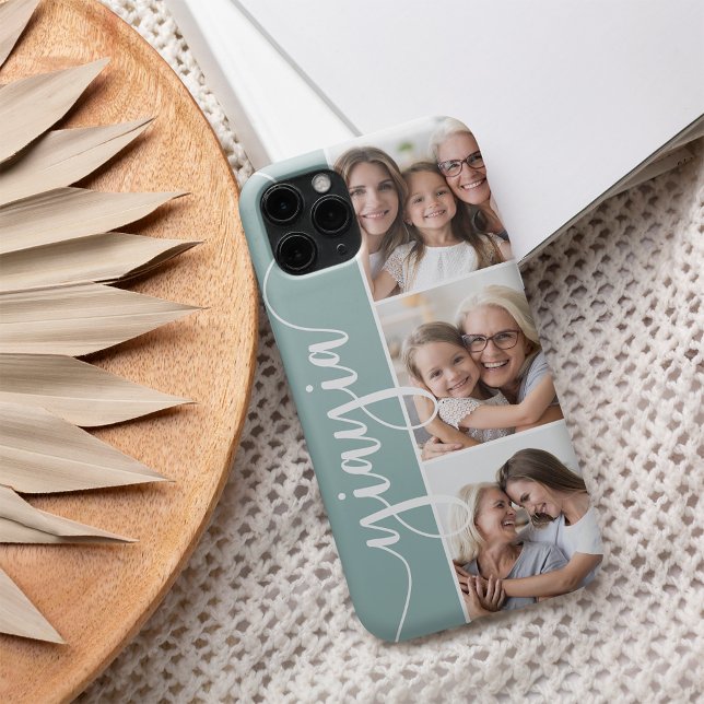 Yiayia Script Grandma Photo Case-Mate iPhone Case (Creator Uploaded)
