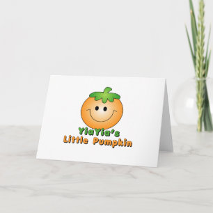 YiaYia's Little Pumpkin Card