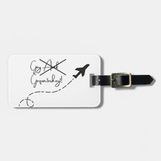 Yiddish Luggage Tag