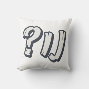 Yiddish "NU?" - The Perfect Jewish Expression  Cushion