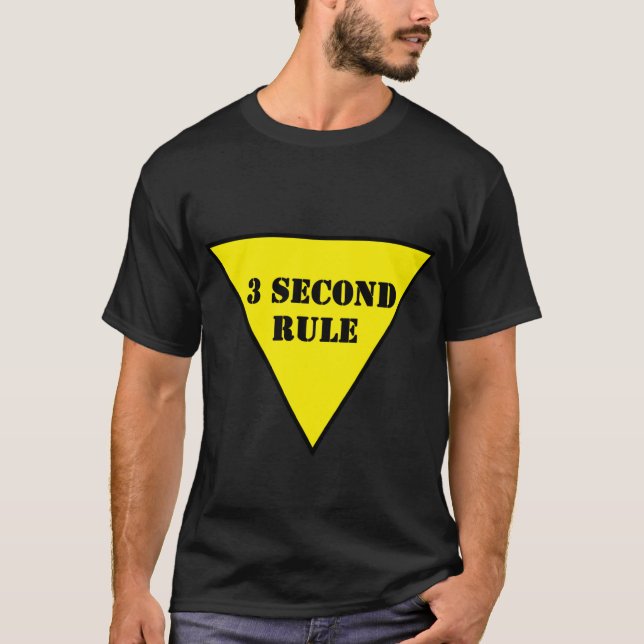 yield sign 3 second rule T-Shirt (Front)