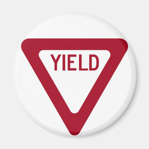 Yield Sign Magnet