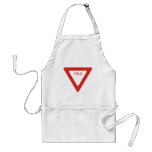 Yield Street Road Sign Symbol Caution Traffic Standard Apron