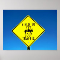 Yield to Golf Traffic