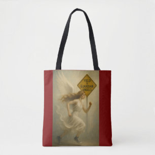 Yield To Guardian Angels Tote Bag