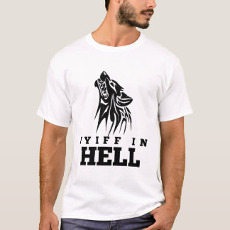 Yiff Hell Wolf Funny Furry Furries Fandom Meme T-Shirt