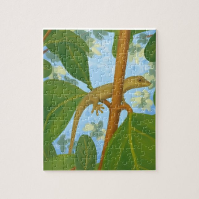 Yikes! Gecko painting Jigsaw Puzzle (Vertical)