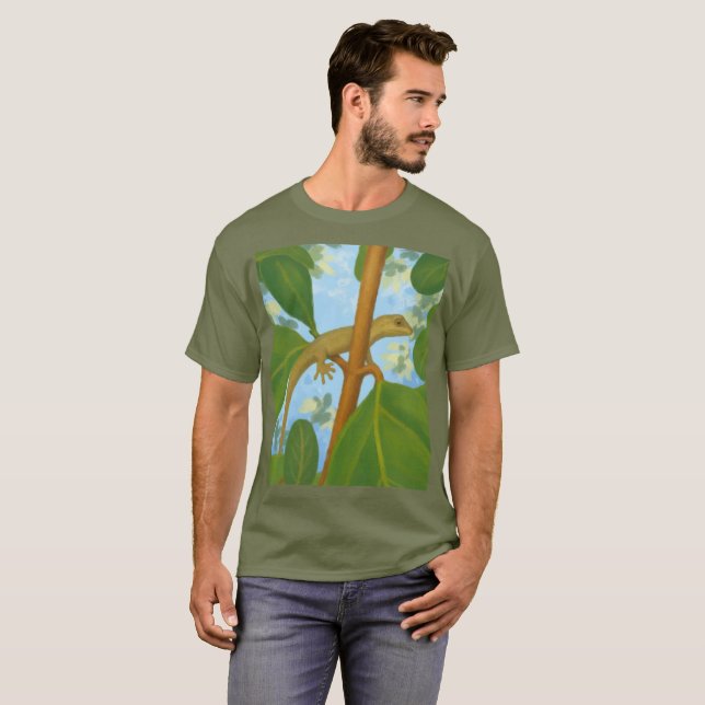 Yikes! Gecko painting T-Shirt (Front Full)