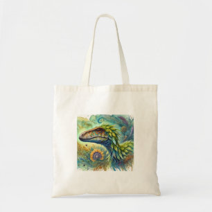 Yimenosaurus in Serenity 280824AREF143 - Watercolo Tote Bag