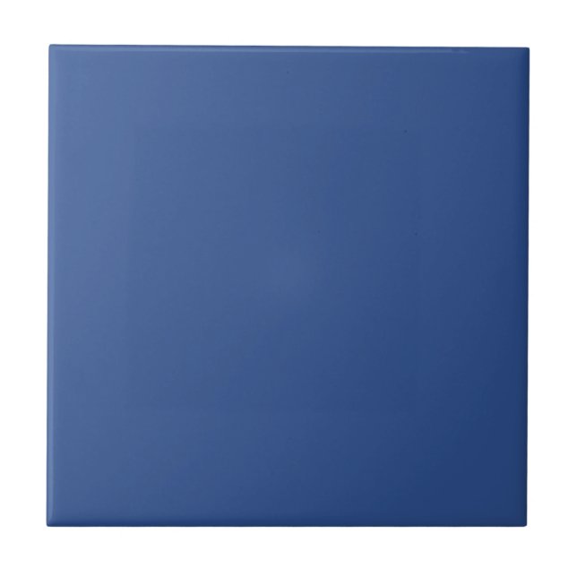 Yimin Blue Solid Color Tile (Front)